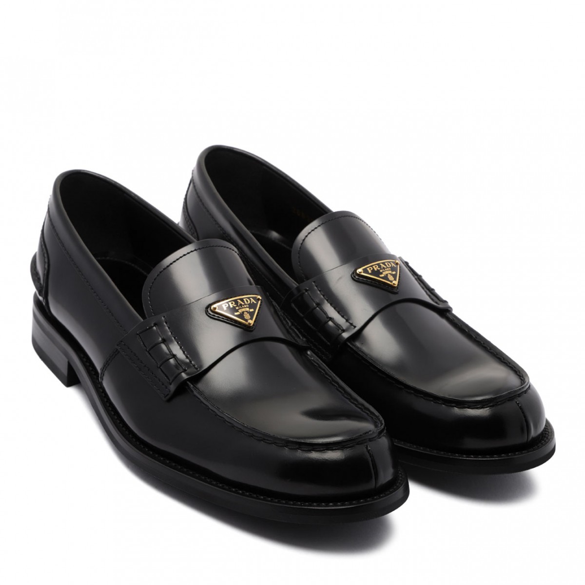 Black Leather Loafers