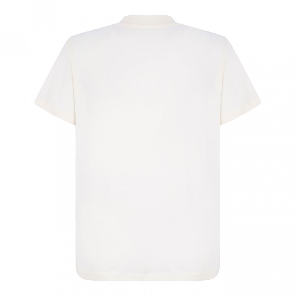 White Logo Print T-Shirt