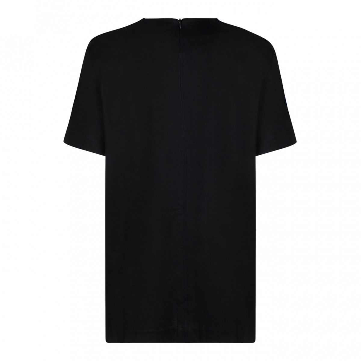 Black Cotton Jersey Logo T-Shirt