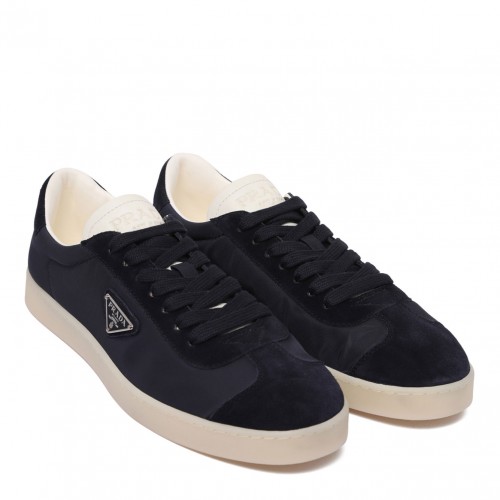 Navy Blue Suede Sneakers 2