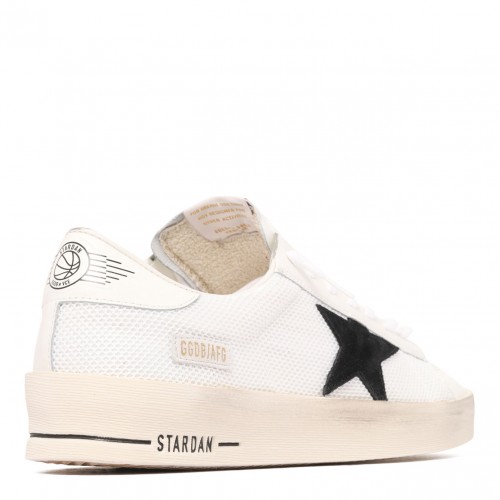White and Black Stardan Sneakers