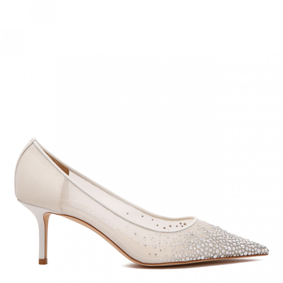 hite Love 85 Pumps With Degrade Crystals