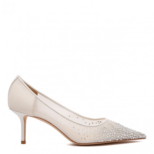 hite Love 85 Pumps With Degrade Crystals