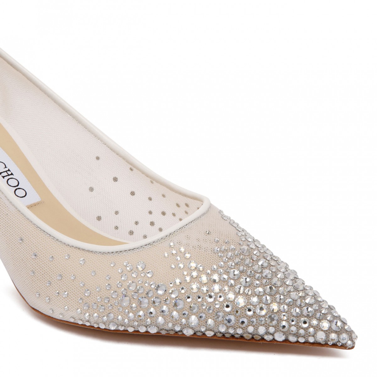 hite Love 85 Pumps With Degrade Crystals