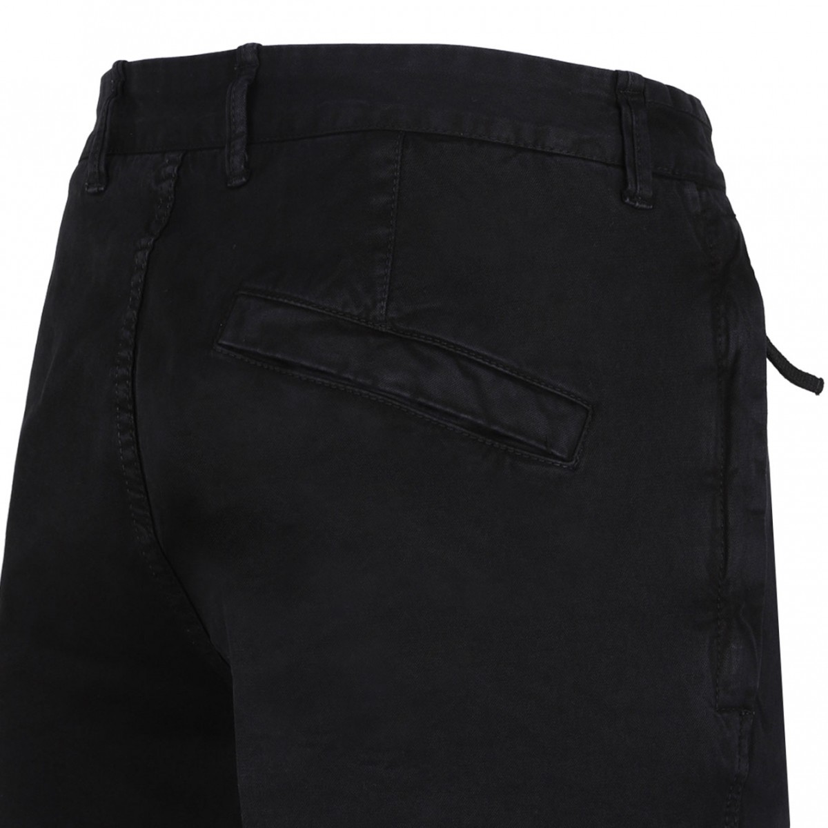 Black Cargo Pocket Trousers