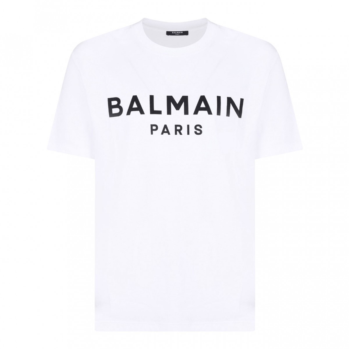 White Logo Print T-Shirt