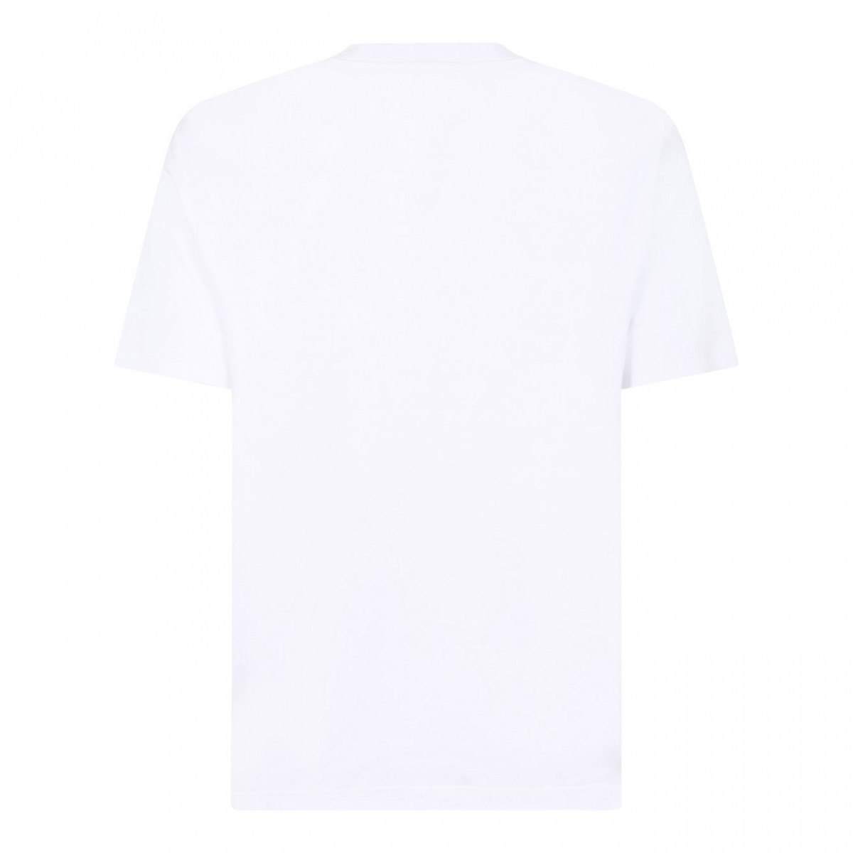 White Logo Print T-Shirt