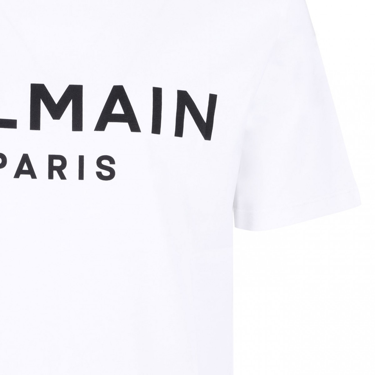 White Logo Print T-Shirt