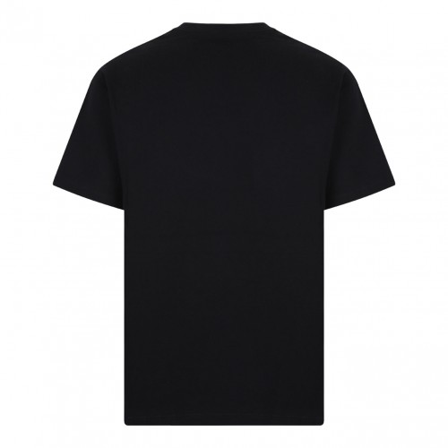 Black Logo Stamp Print Shirt