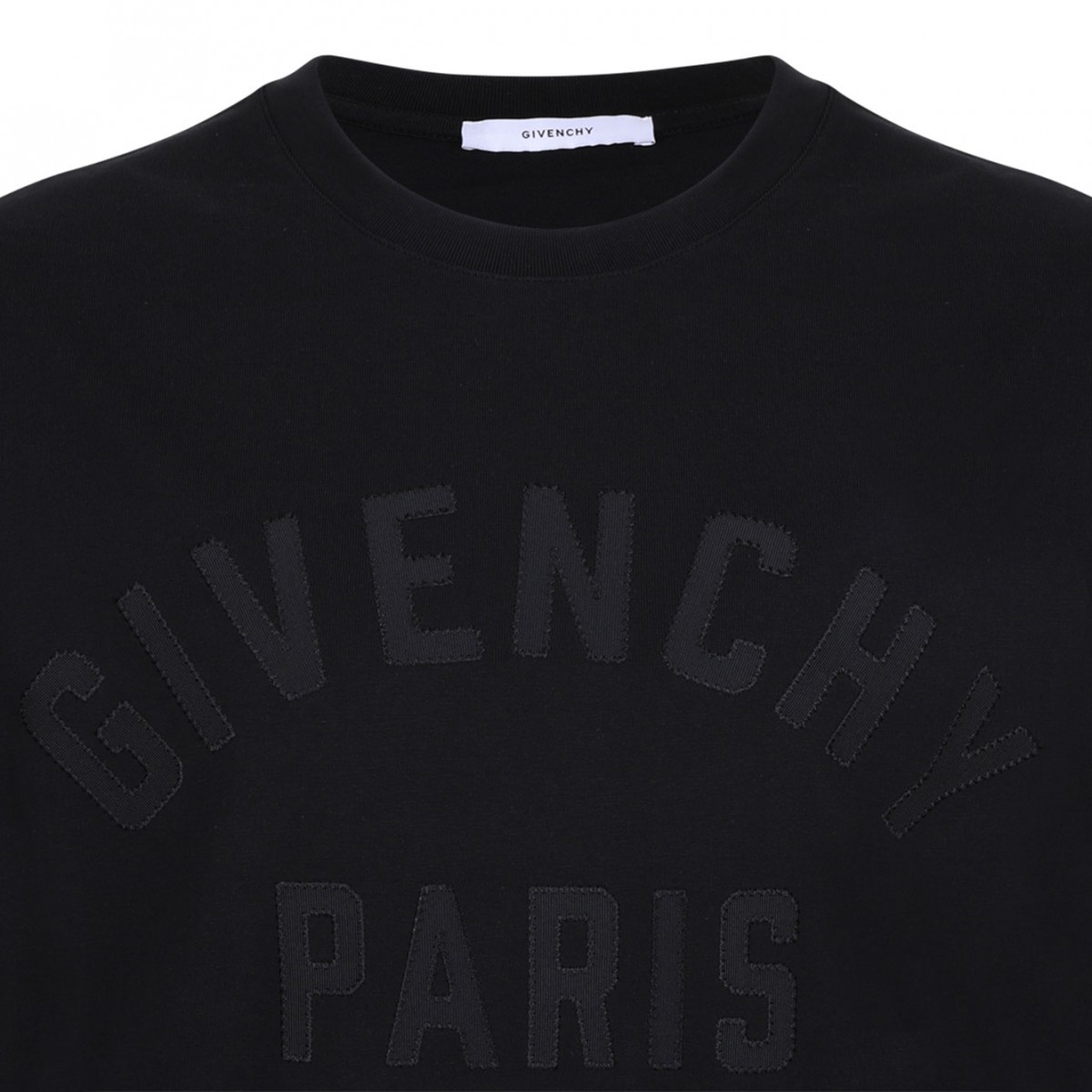 Black Logo Stamp Print Shirt