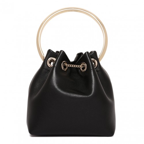 Black Bon Bon Biker Leather Bag 2