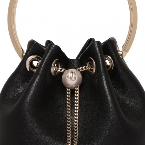 Black Bon Bon Biker Leather Bag