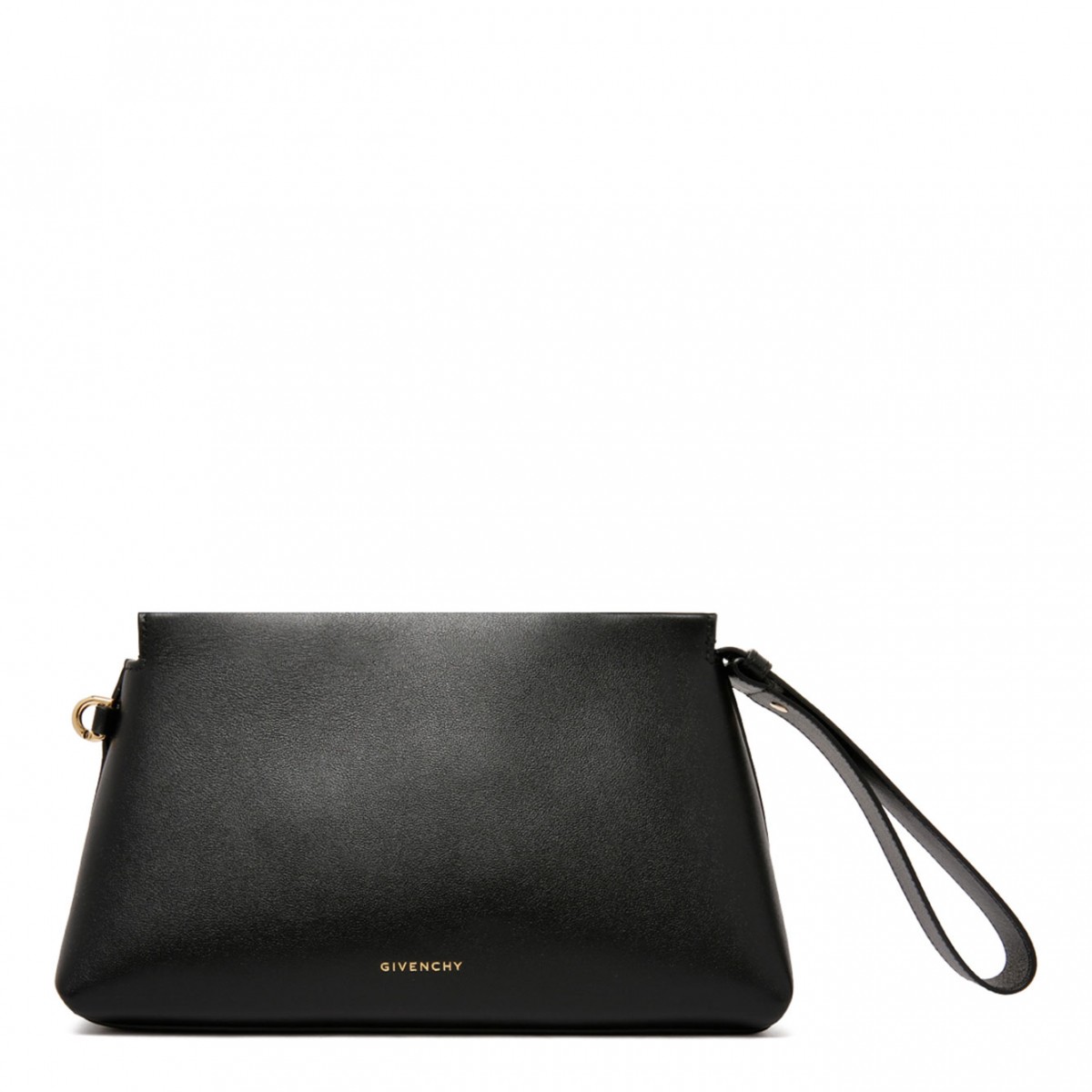 Black Day Clutch Bag In Shiny Leather