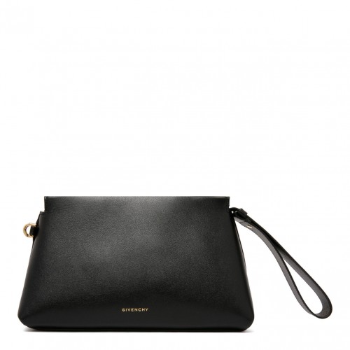 Black Day Clutch Bag In Shiny Leather