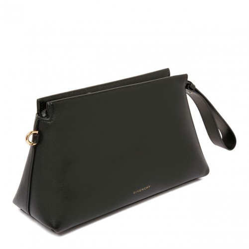 Black Day Clutch Bag In Shiny Leather