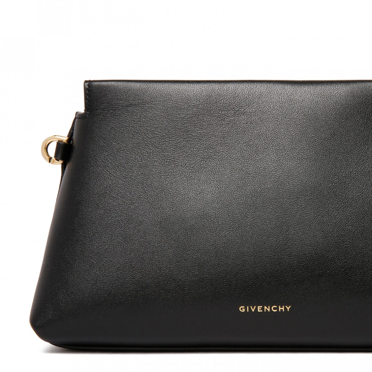Black Day Clutch Bag In Shiny Leather