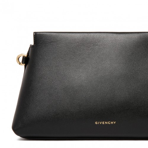 Black Day Clutch Bag In Shiny Leather