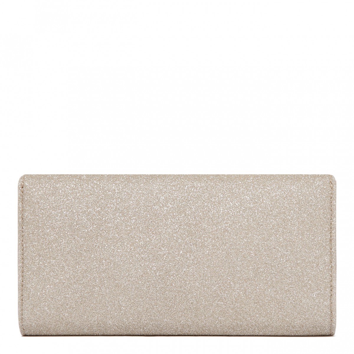 Platinum Ice Dusty Glitter Clutch Bag