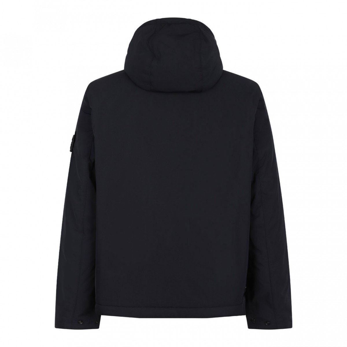 Black Padded Hooded Jacket