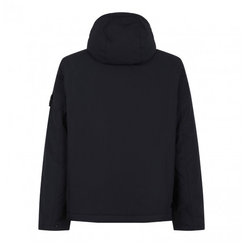 Black Padded Hooded Jacket
