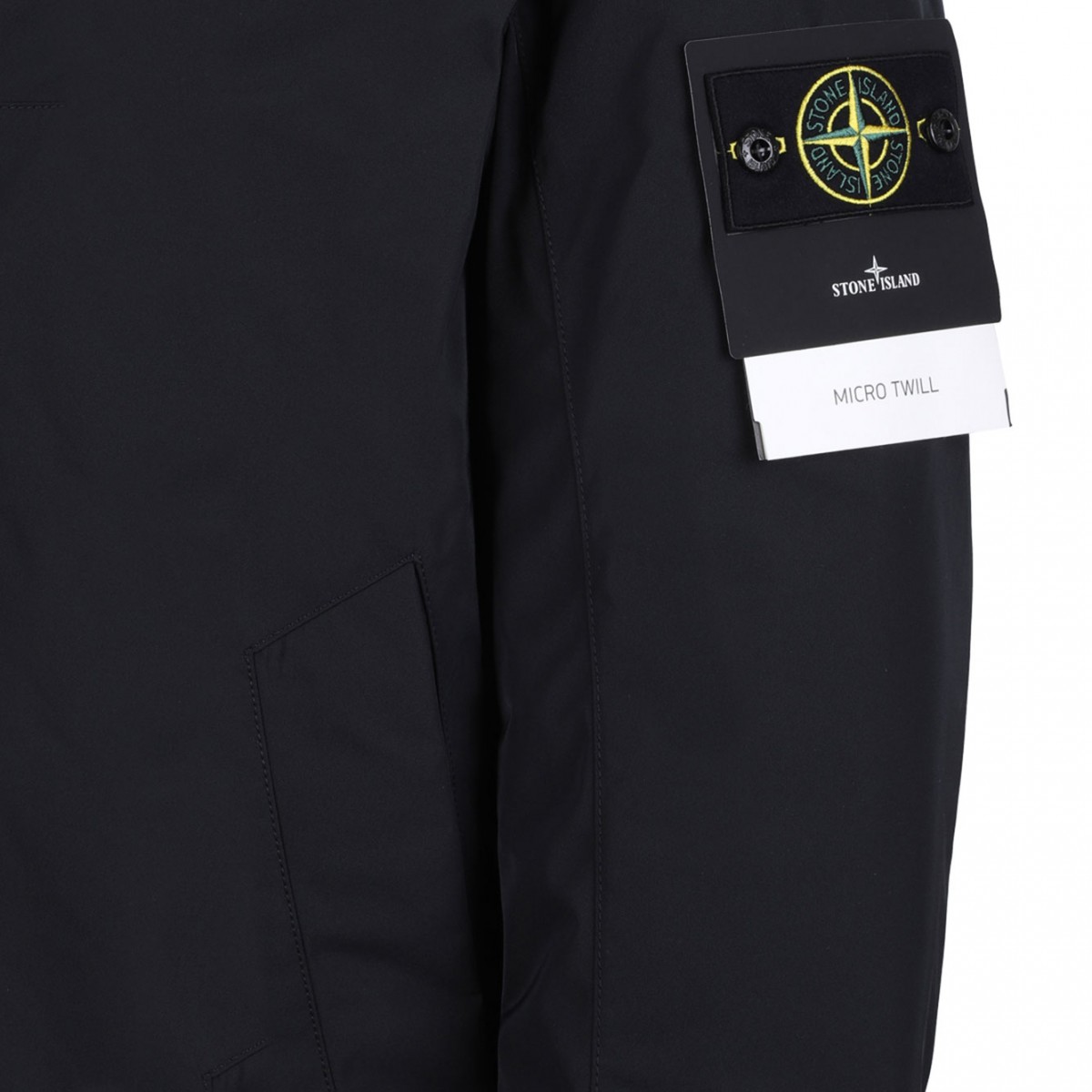 Black Padded Hooded Jacket