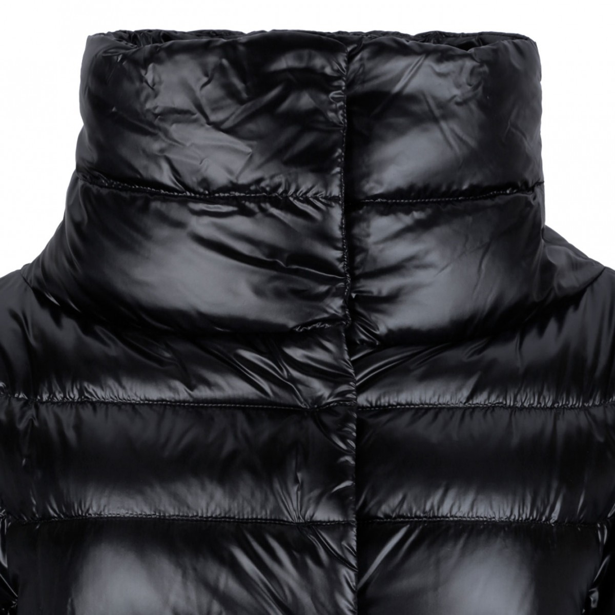 Black Aminta Down Jackets