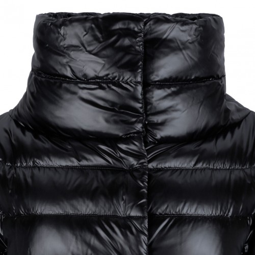 Black Aminta Down Jackets