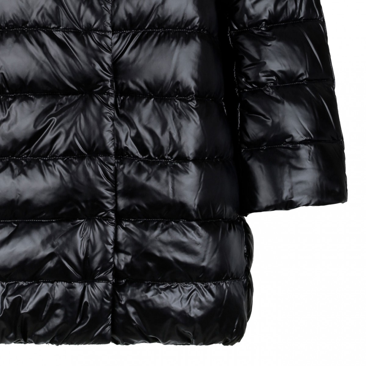 Black Aminta Down Jackets