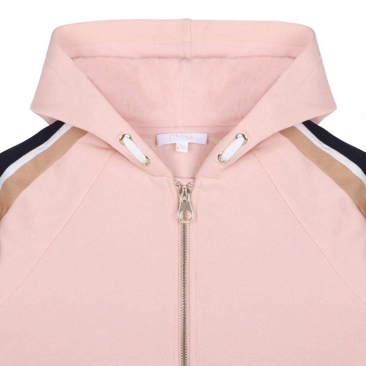 Blush Pink Jersey Fleece Hoodie