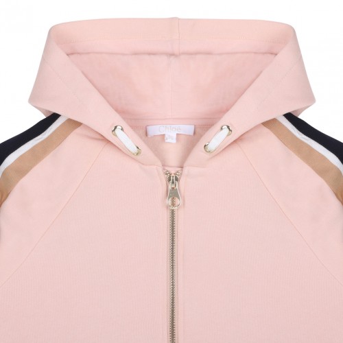 Blush Pink Jersey Fleece Hoodie