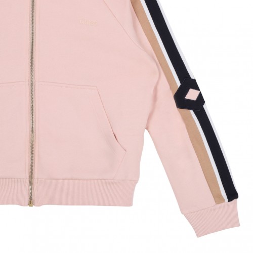 Blush Pink Jersey Fleece Hoodie