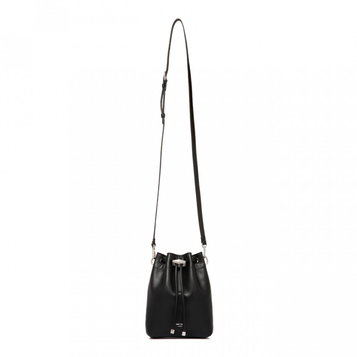 Black Cinch Mini Leather Bag