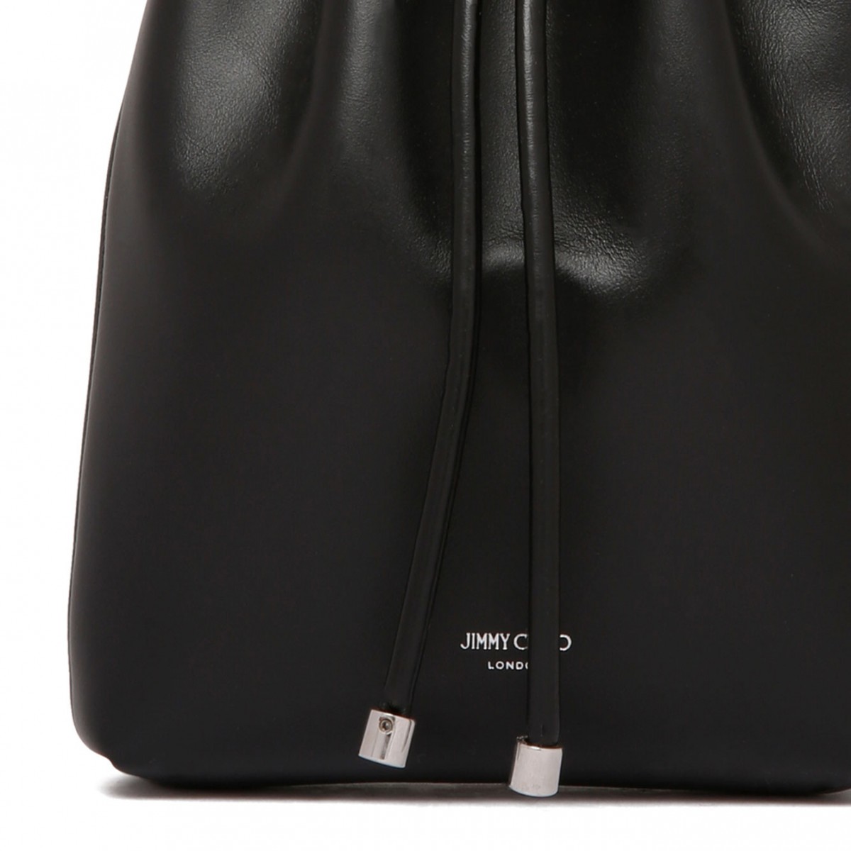 Black Cinch Mini Leather Bag