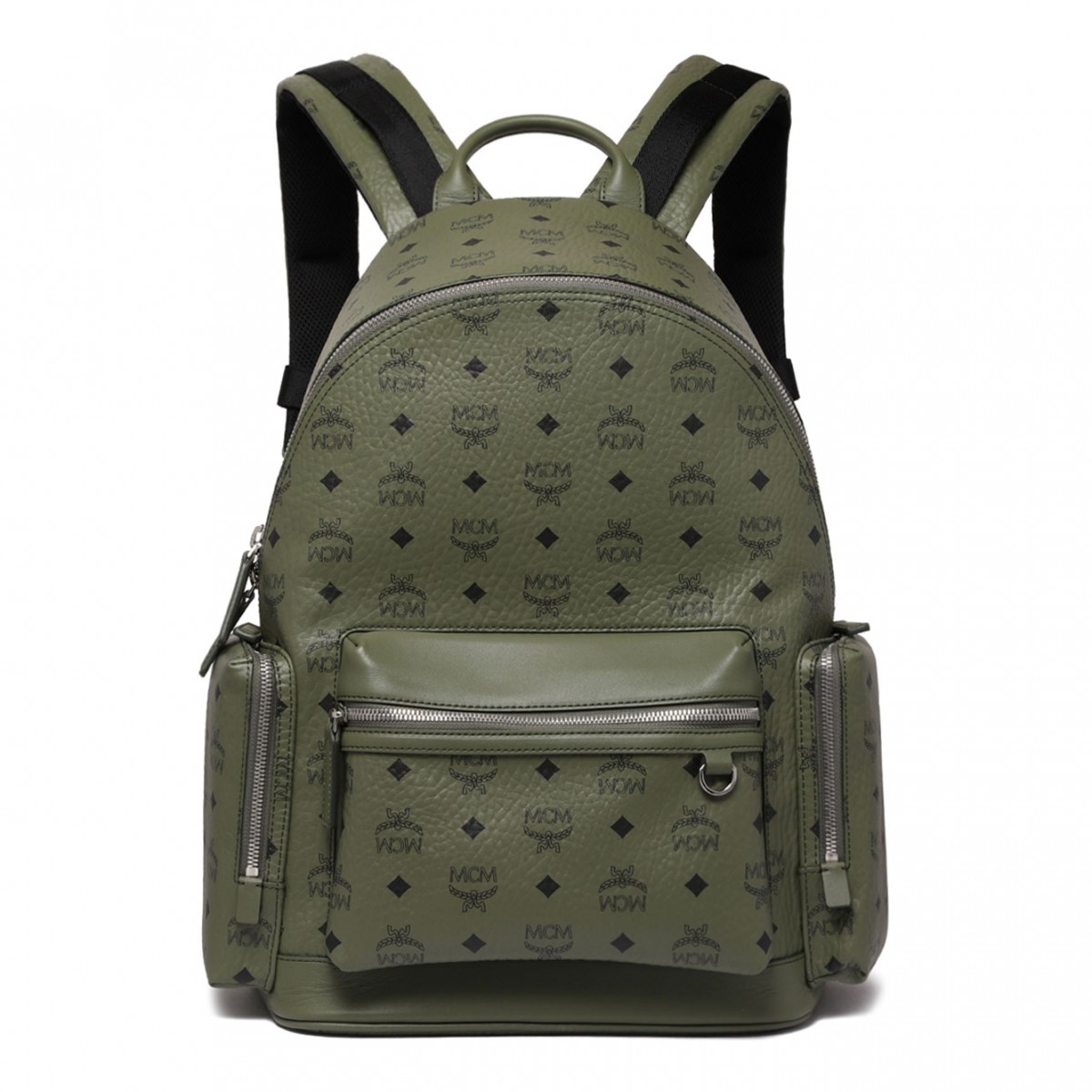 Khaki Moss Medium Stark Visetos Monogram Backpack