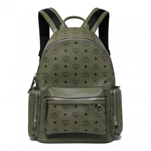 Khaki Moss Medium Stark Visetos Monogram Backpack