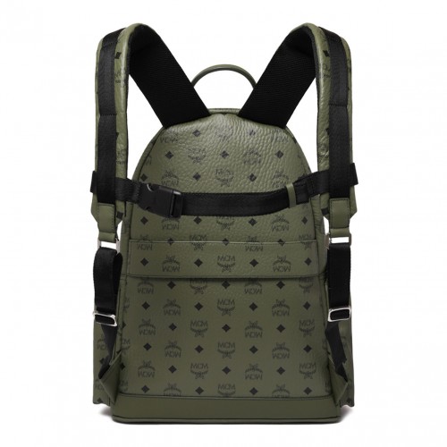 Khaki Moss Medium Stark Visetos Monogram Backpack 2