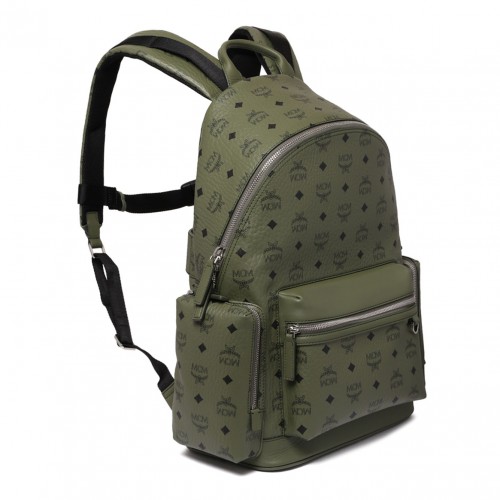 Khaki Moss Medium Stark Visetos Monogram Backpack