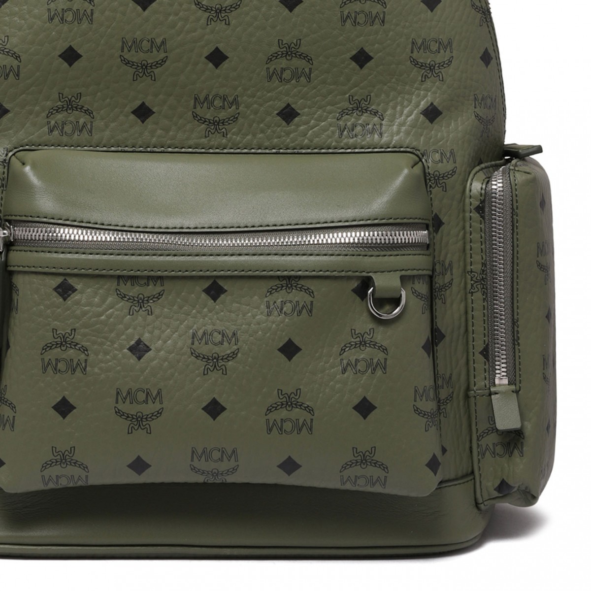 Khaki Moss Medium Stark Visetos Monogram Backpack