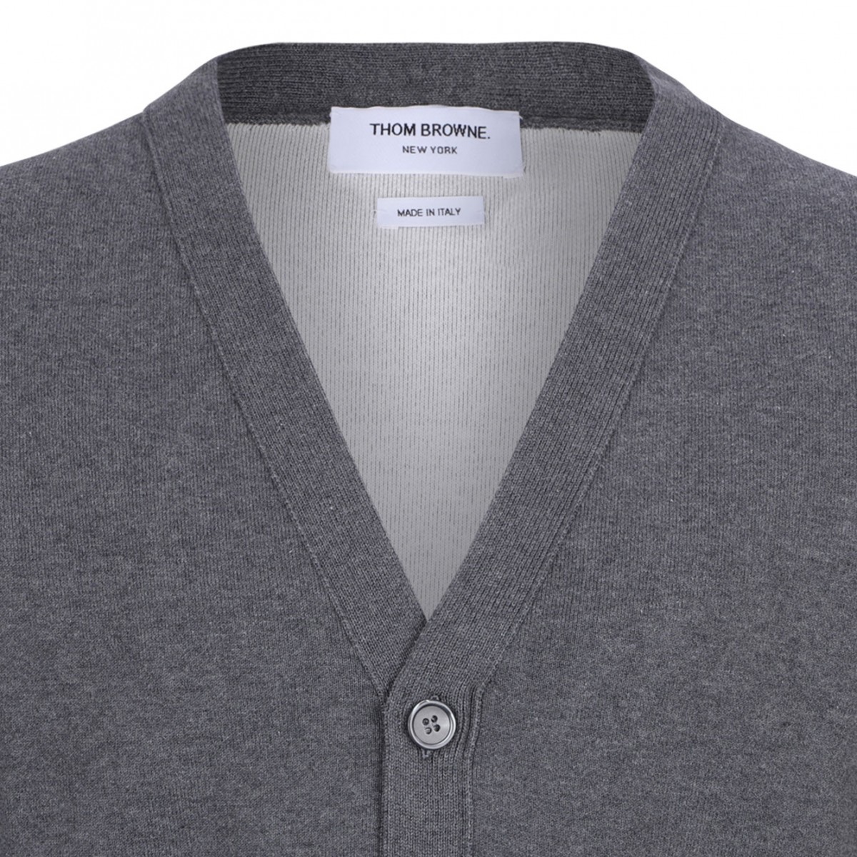 Medium Grey Hector Icon Jacquard Cardigan
