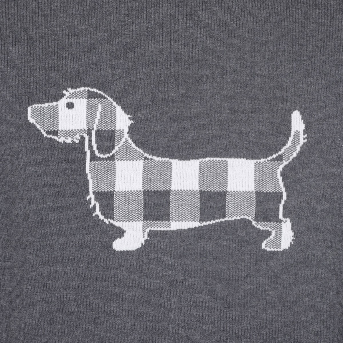 Medium Grey Hector Icon Jacquard Cardigan