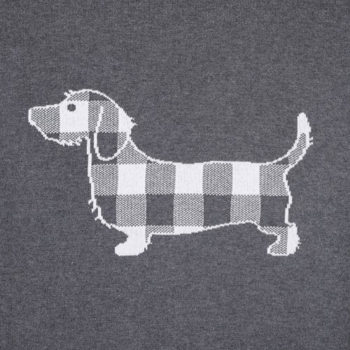 Medium Grey Hector Icon Jacquard Cardigan