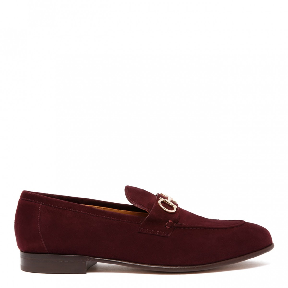 Burgundy Suede Ottone Loafers