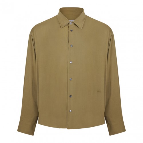 Bronze Embroidered Logo Shirt