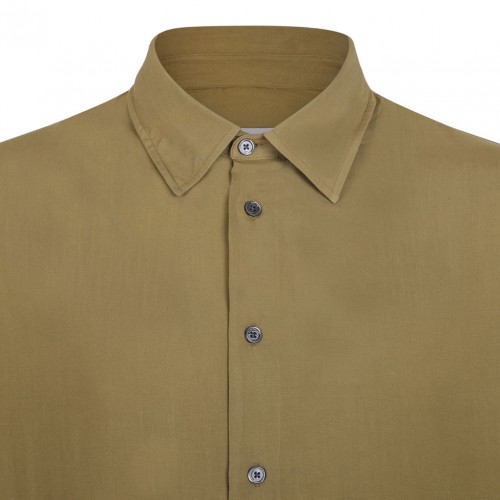 Bronze Embroidered Logo Shirt