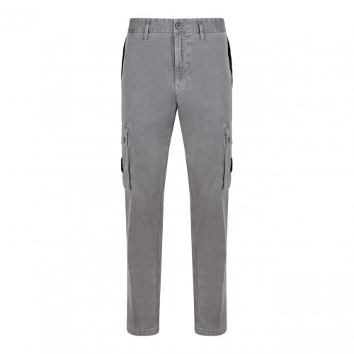 Cement Cargo Pocket Trousers