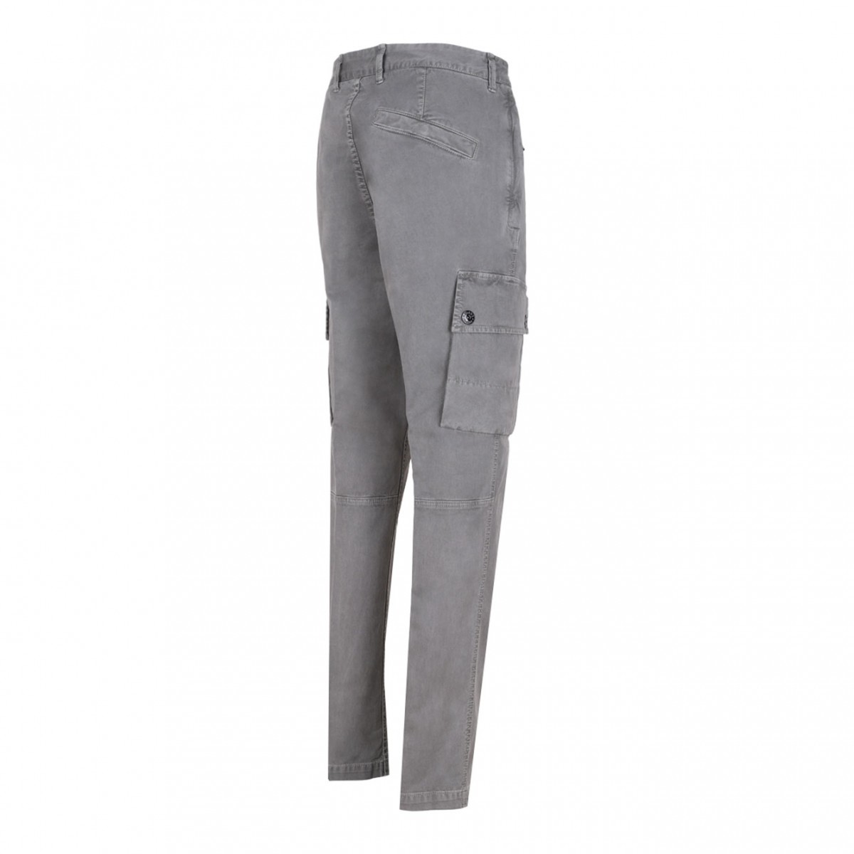 Cement Cargo Pocket Trousers