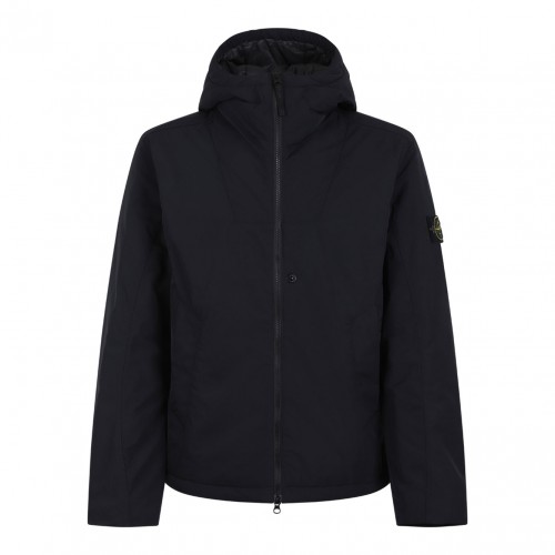 Black Padded Hooded Jacket
