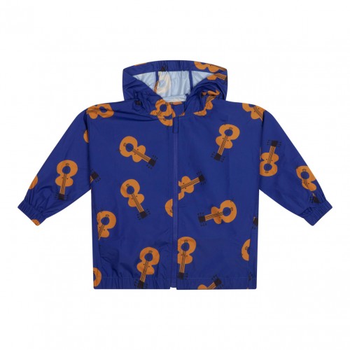 Guitar Print Raincoat