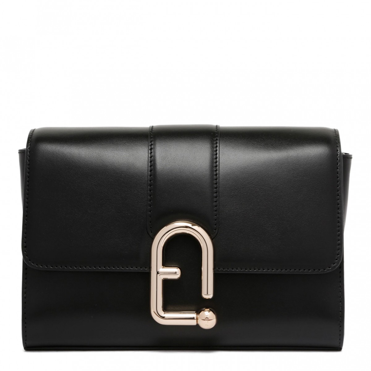 Black Small Urban Leather Satchel
