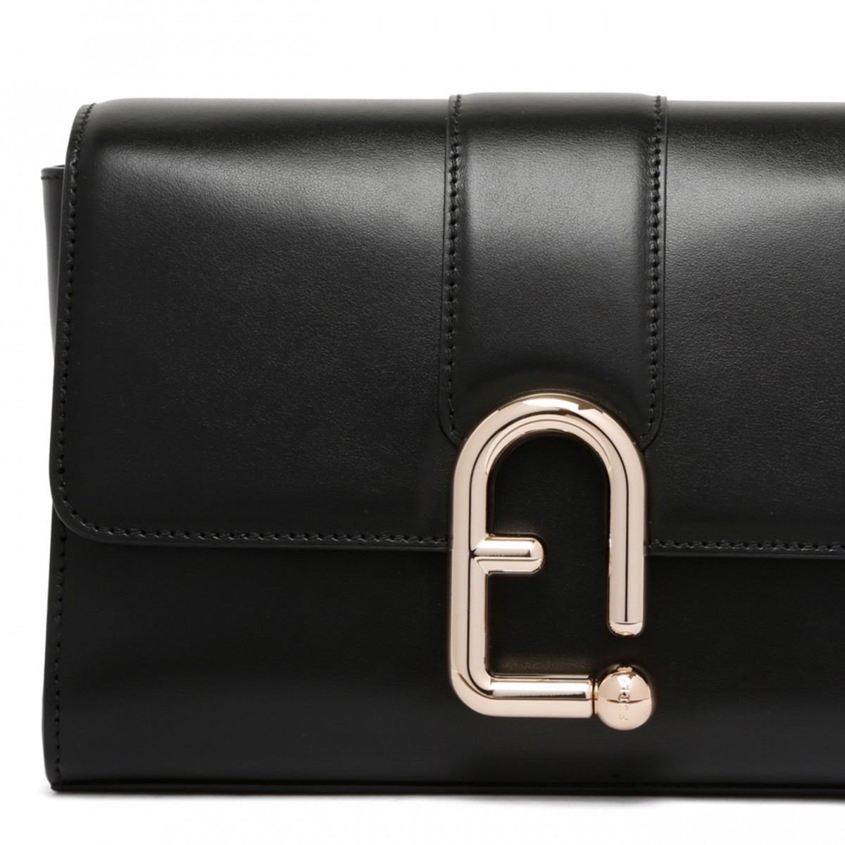 Black Small Urban Leather Satchel